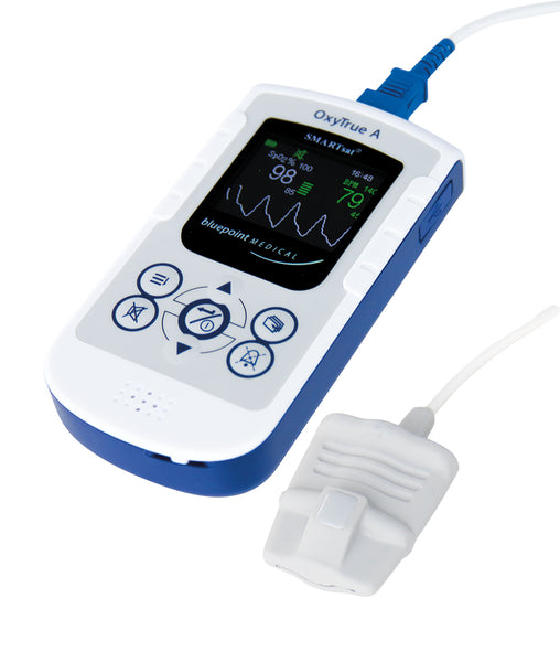 Pulsoximeter OxyTrue®A für Erwachsene, mit Alarm und SMARTsat®-Technologie