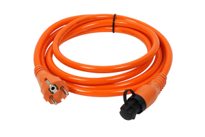 Anschlusskabel 230V mit Schuko für RD / Feuerwehr 5,0m  heavy-duty orange Kabel